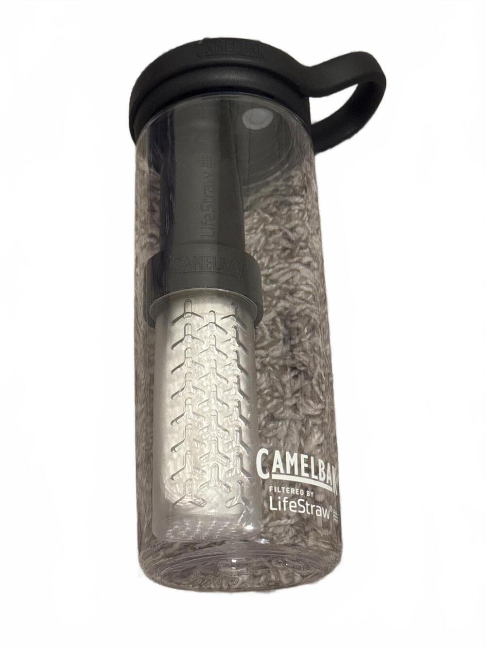 CamelBak Clear Water Filter Bottle with LifeStraw - Black